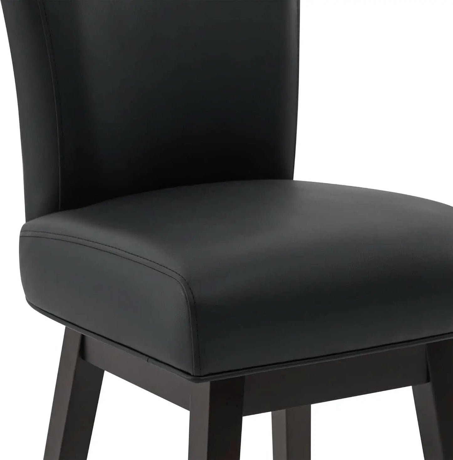 30 Inch Counter Height Swivel Bar Stools Set Of 2 Black from PriceLows™