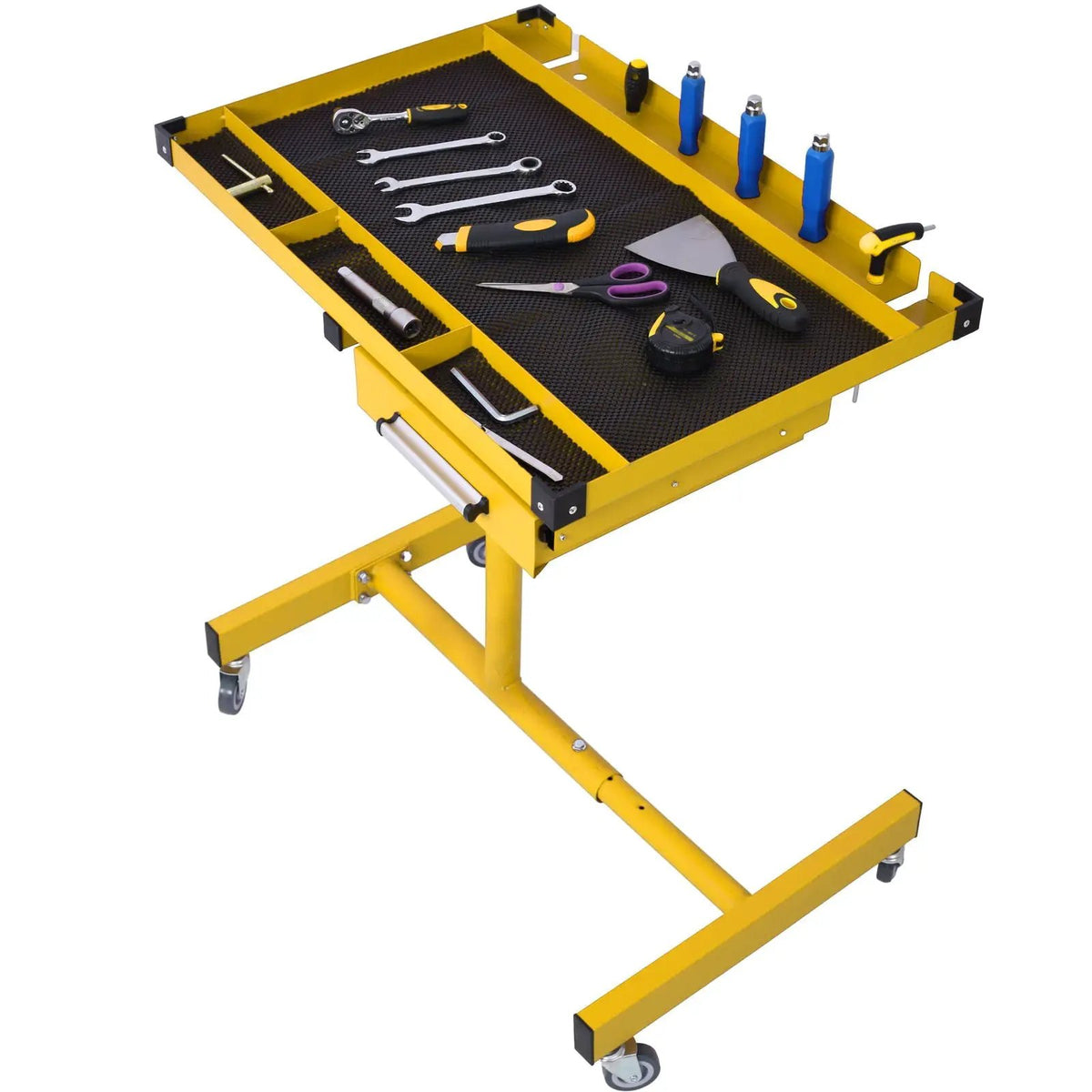 Adjustable Work Table | Tear Down Portable Design | Storage Drawer | 34 To 47.75 Inch Height