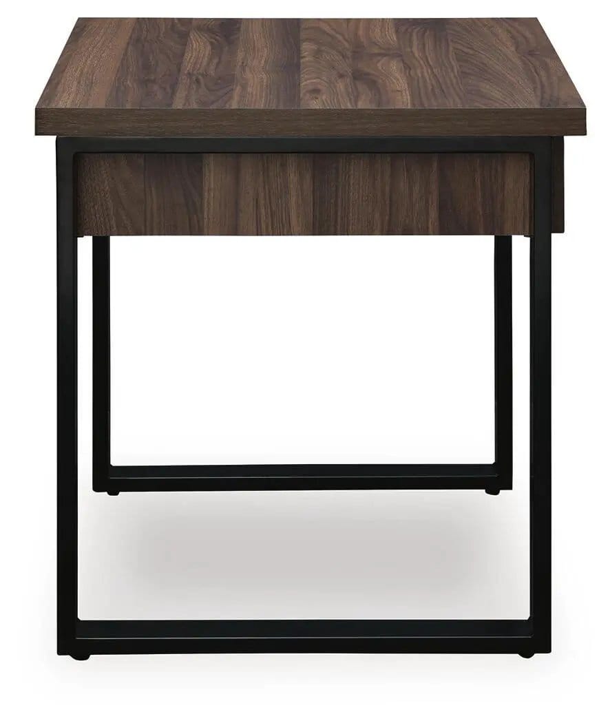 Wickman Falls Rectangular Table | 2 Pieces | Metal & Wood | Home