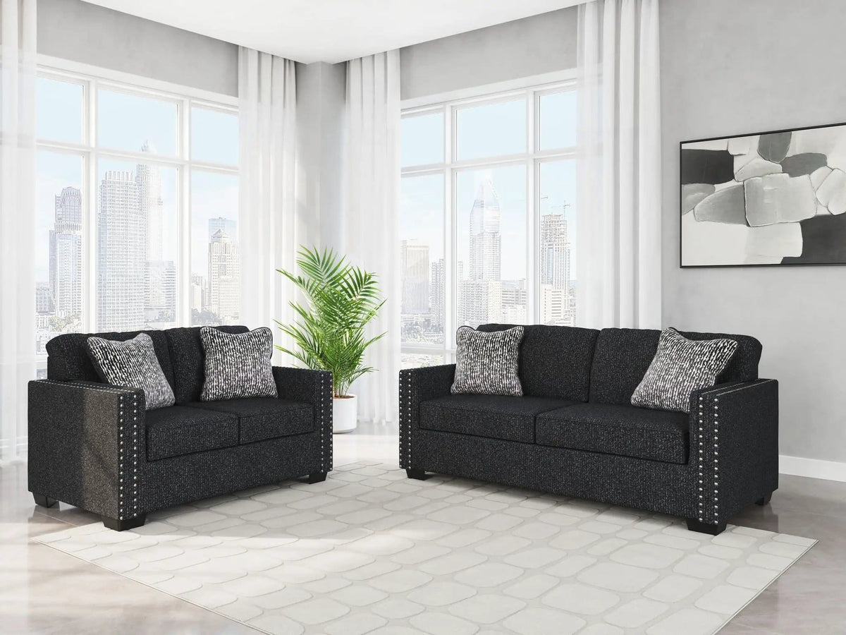Jasmine Peaks Living Room Set Stationary Chair & Ottoman | Stationary Chair & Ottoman | Living Room Furniture | Living Room