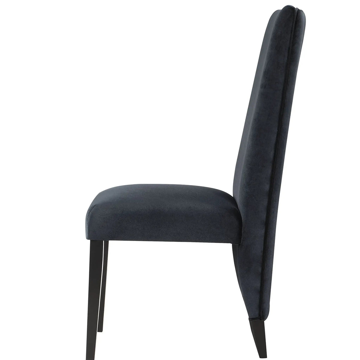 Contemporary Dining Chairs | Rubber Wood | Extended Backrest | Set of 2