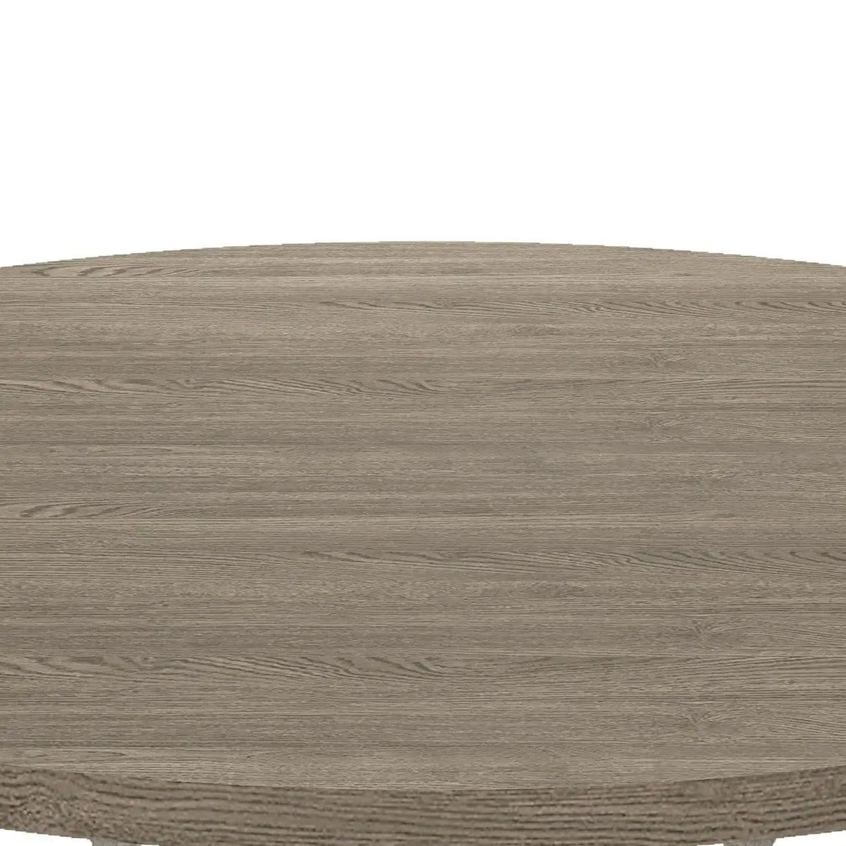 Tannen Round Dining Table | 59 x 59 x 30 in | Dining Room Furniture | White / Gray