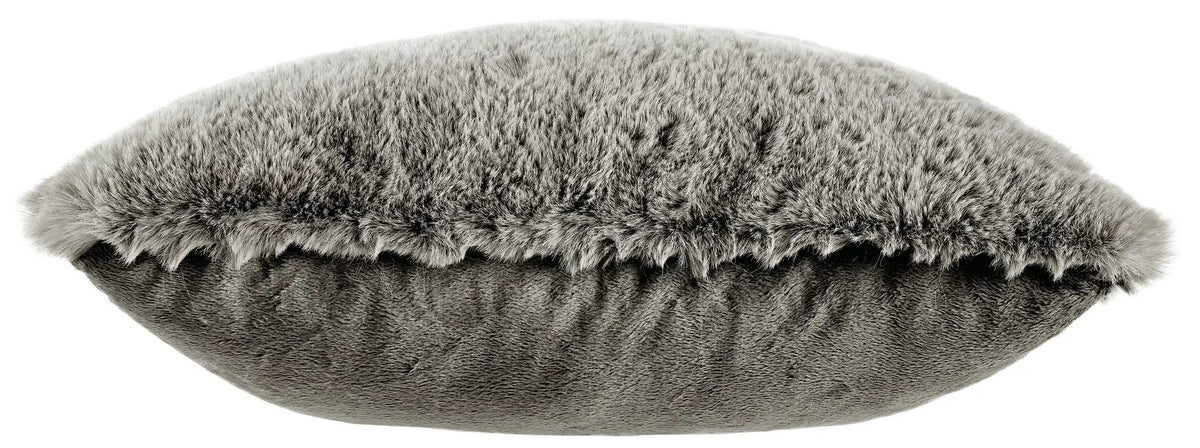 Gariland Faux Fur Throw Pillow | Faux Rabbit Fur | 20 x 20 Inch | Plush Feel