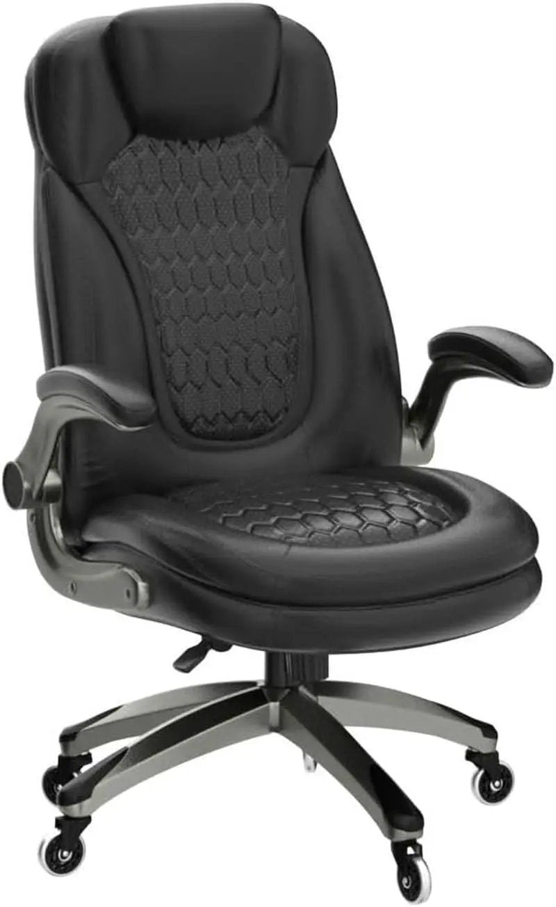 Ergonomic High Back Leather Office Chair For Home Use from PriceLows™