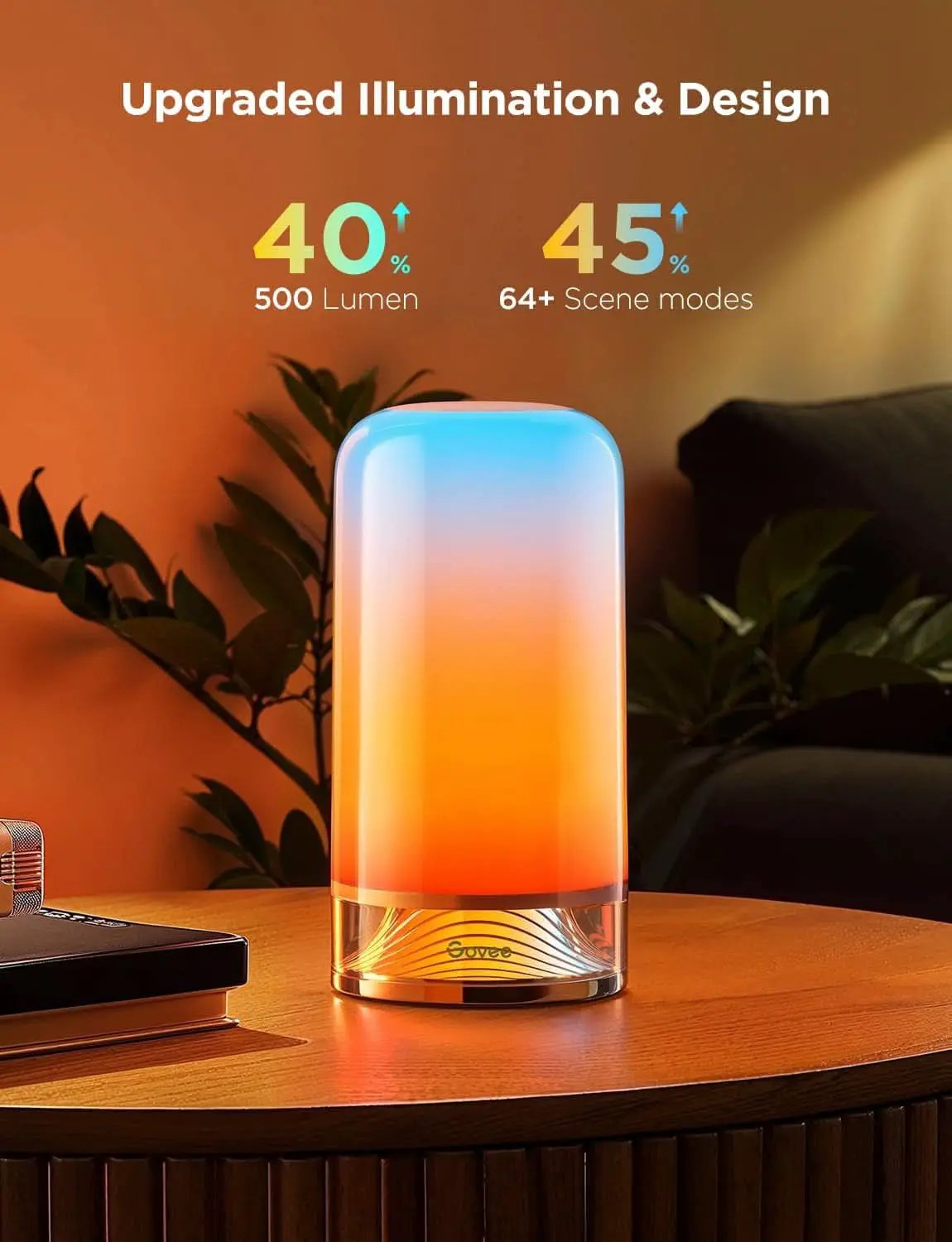 RGBIC Smart Table Lamp 64 Scene Modes And Voice Control from PriceLows™