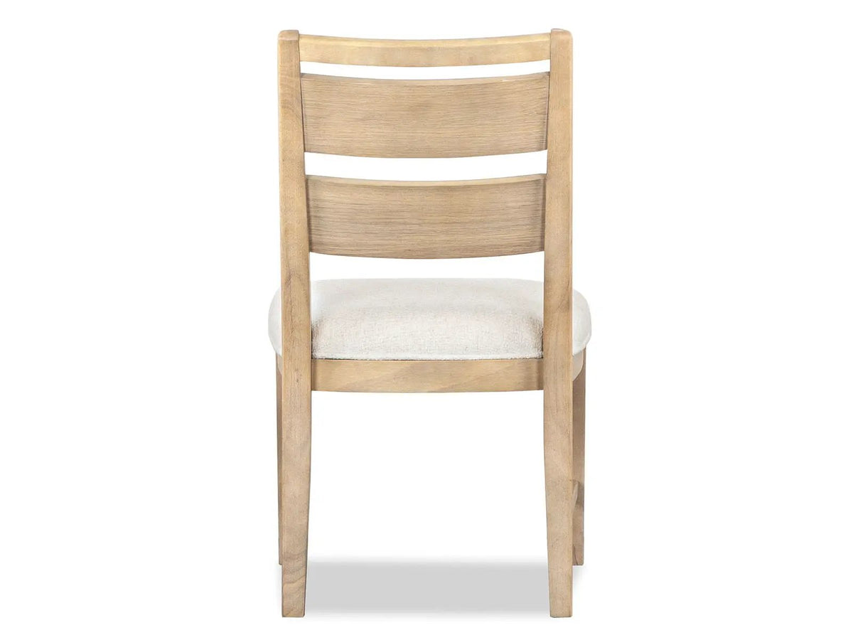 Somerset Dining Side Chairs | Set Of 2 | Butternut And Omari Natural | Upholstered Seat