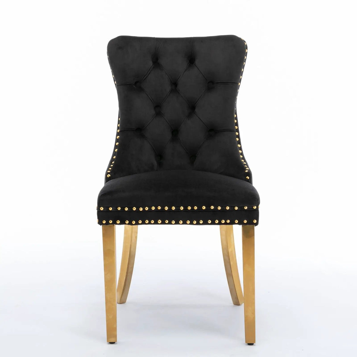 Dining Chair | Tufted Upholstery | Solid Wood Frame | Set Of 2