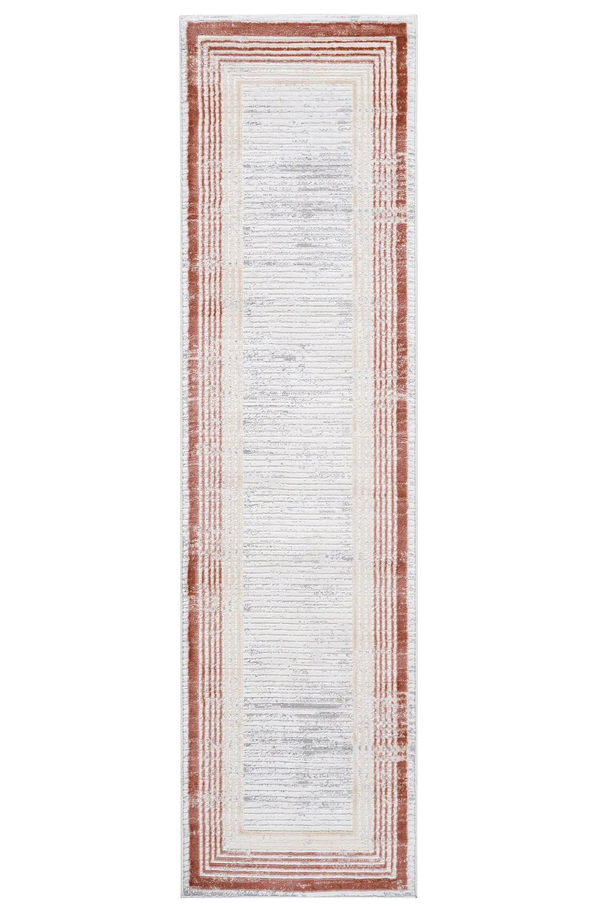 Marfi Bordered Area Rug | 36 x 24 Inch | Stain Resistant | Non-Shedding