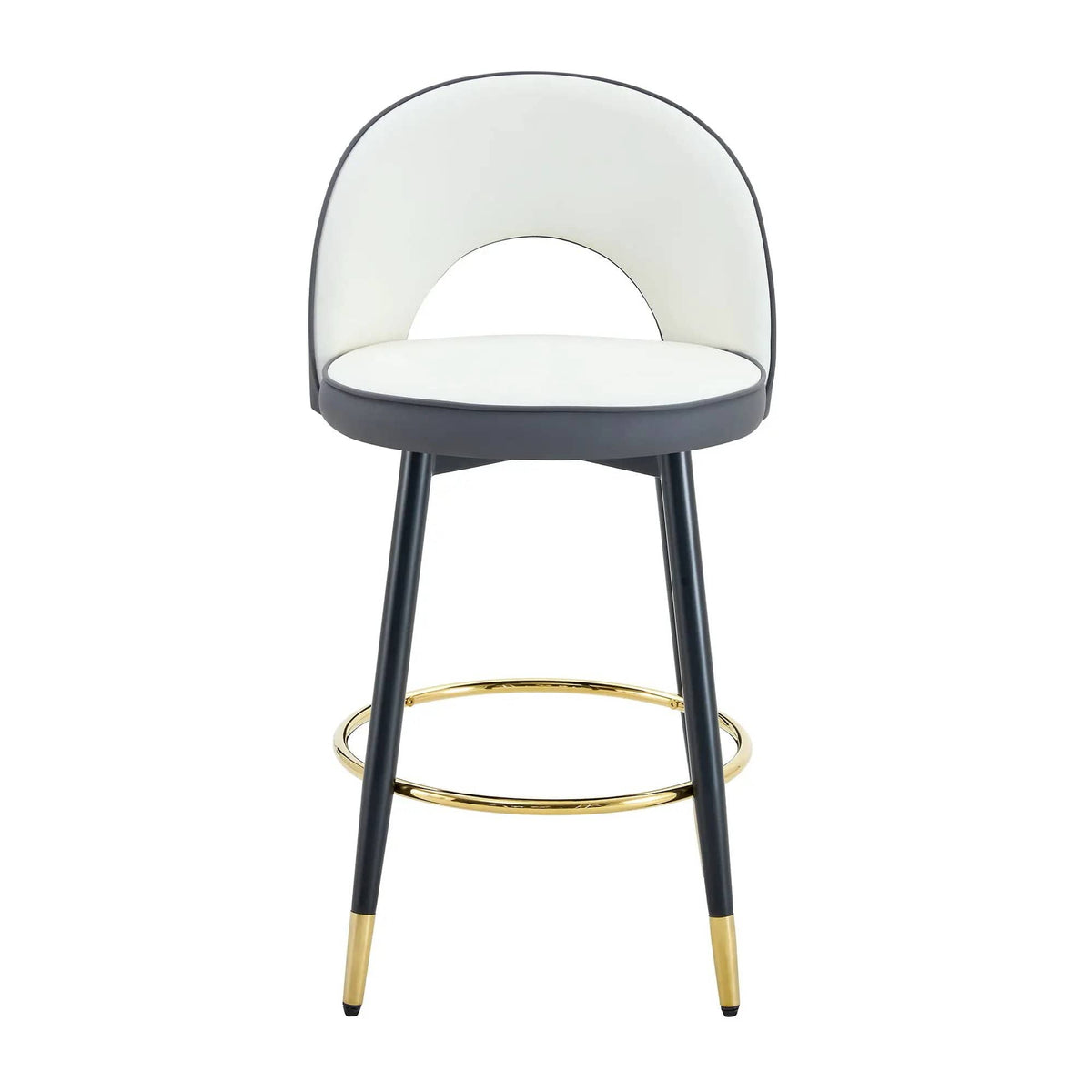 Upholstered Rotatable Bar Chair With Metal Legs For Dining Room Stool Set | Stool Set | Metal | Dining Room
