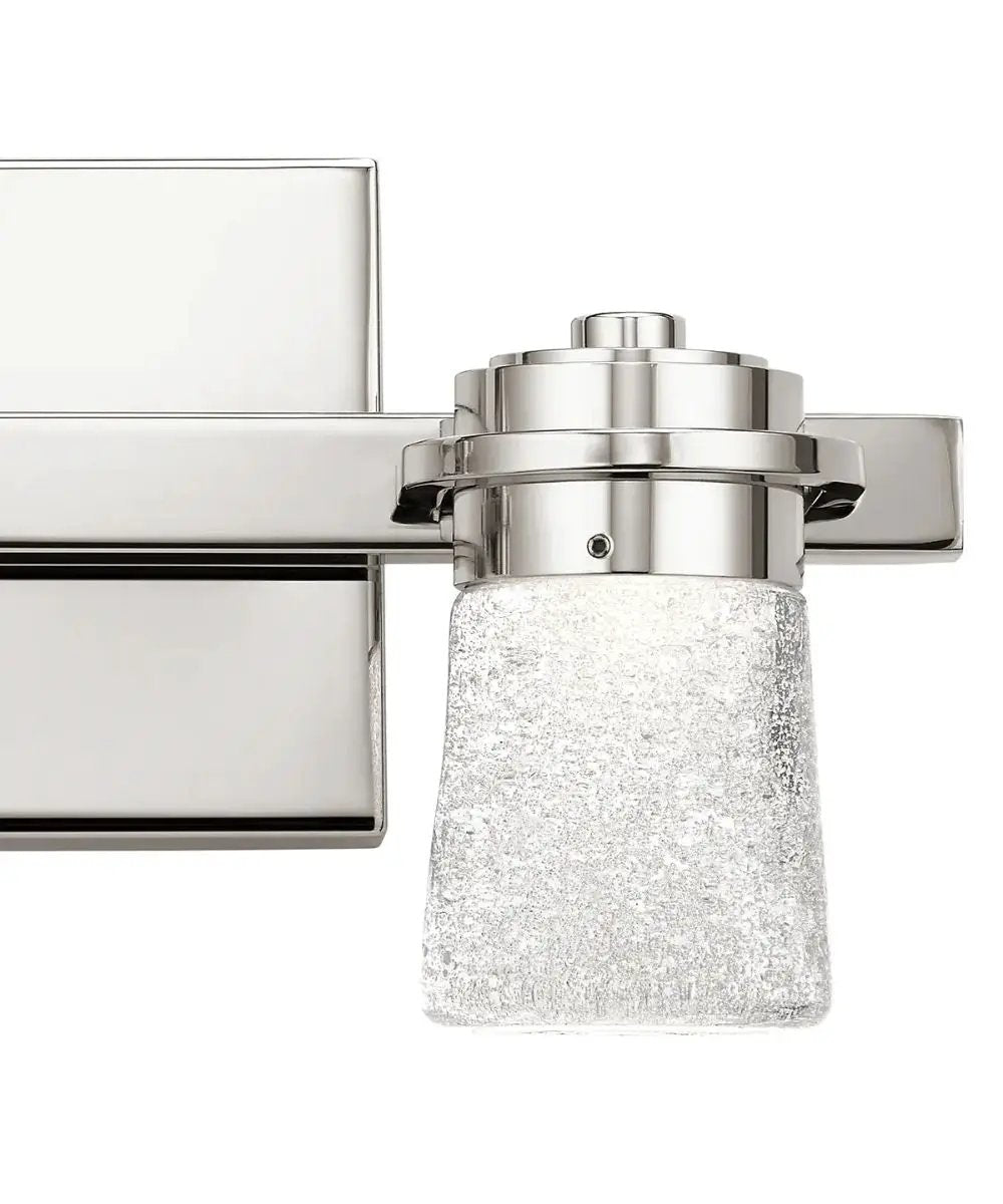 Vanity Light | 2 Light LED | 15 Inch Wide | Polished Nickel