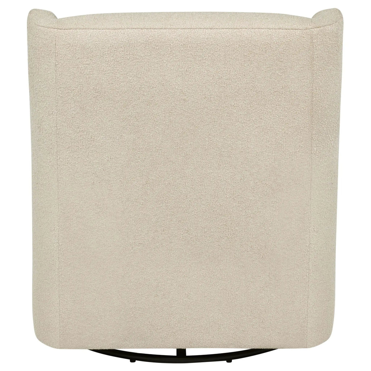 Serra Boucle Upholstered Swivel Glider Sandy Glider Chair | 30.25 x 35.5 x 35.75 in | Boucle & Fabric | Beige