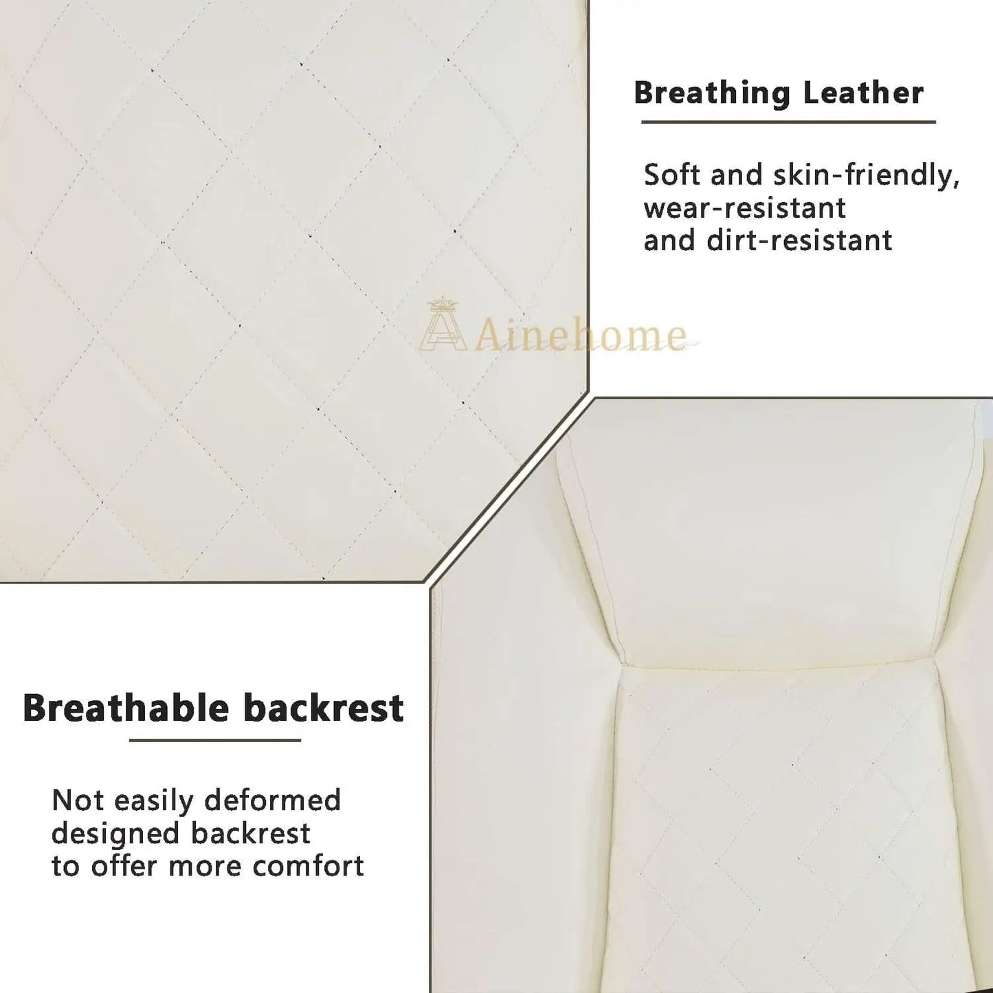 Power Recliner Sofa Set With Wireless Charging Creamy White from PriceLows™