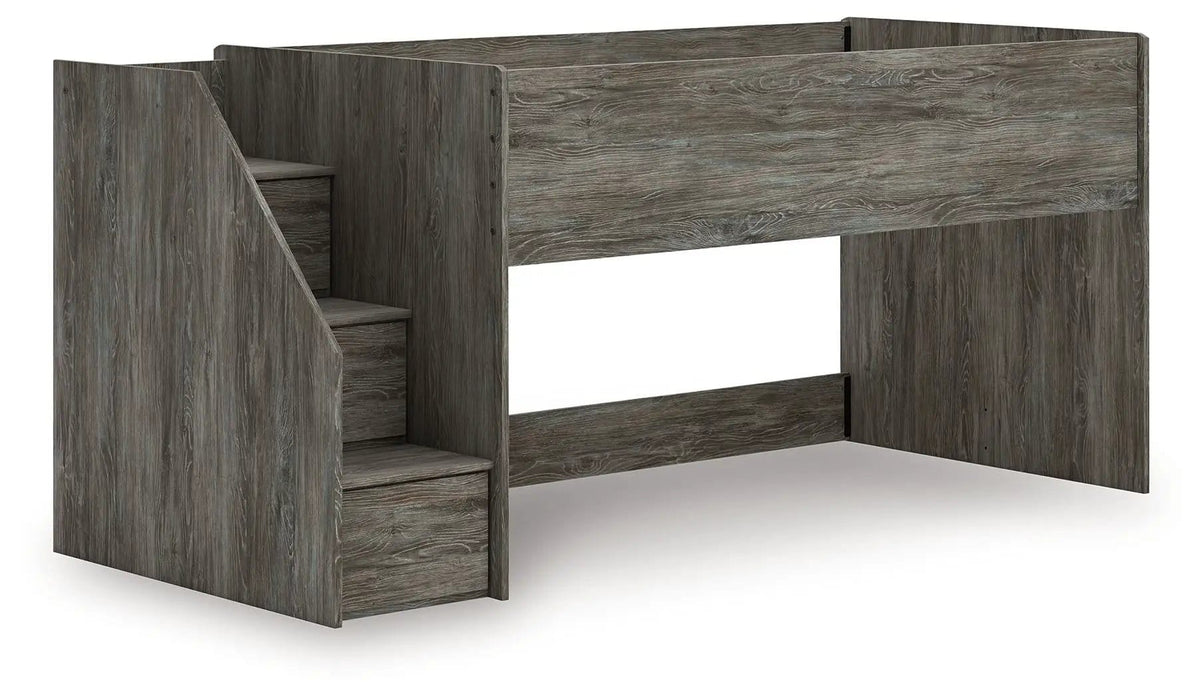 Frandern Loft Bed | 6 Pieces | Metal | Bedroom