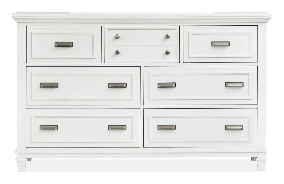 Charleston Drawer Dresser With Landscape Mirror | 2 Pieces | Bedroom Furniture | Bedroom