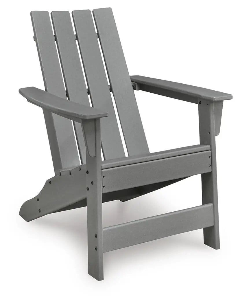 Cove Beach Adirondack Chair | Gray | 21.5 Inch Seat Width | 18 Inch Seat Depth