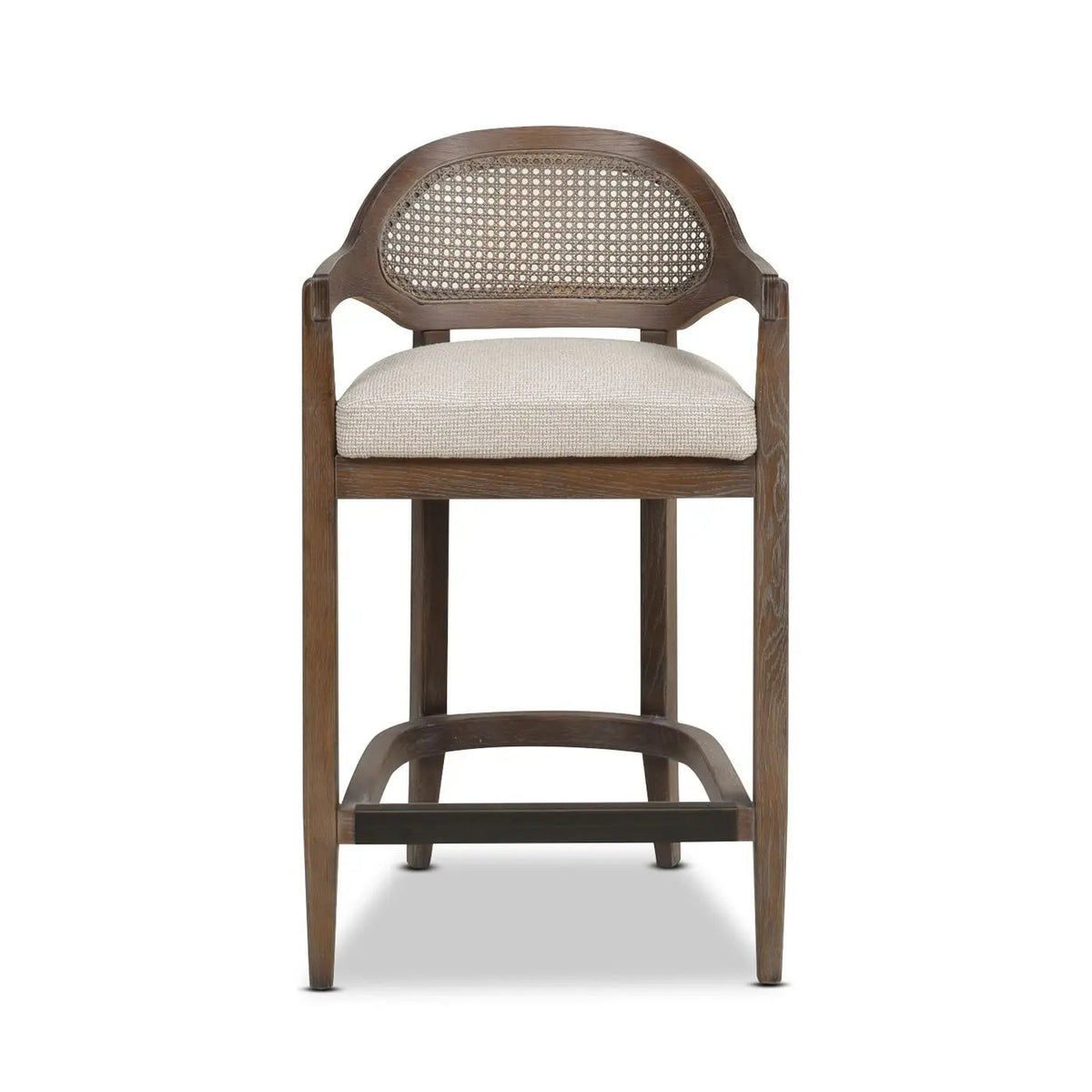 Americana Counter Stool | Mid-Century Modern | Cane Back | Kiln-Dried Wood Frame
