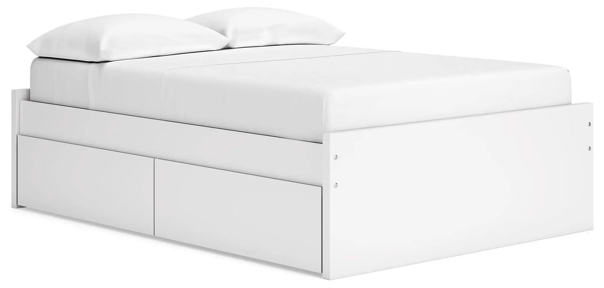 Platform Bed | Four Storage Drawers | Clean Minimal Design