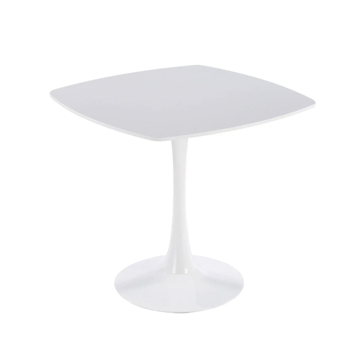 Modern Dining Table | 42 Inch Square | Pedestal Base | Contemporary Design