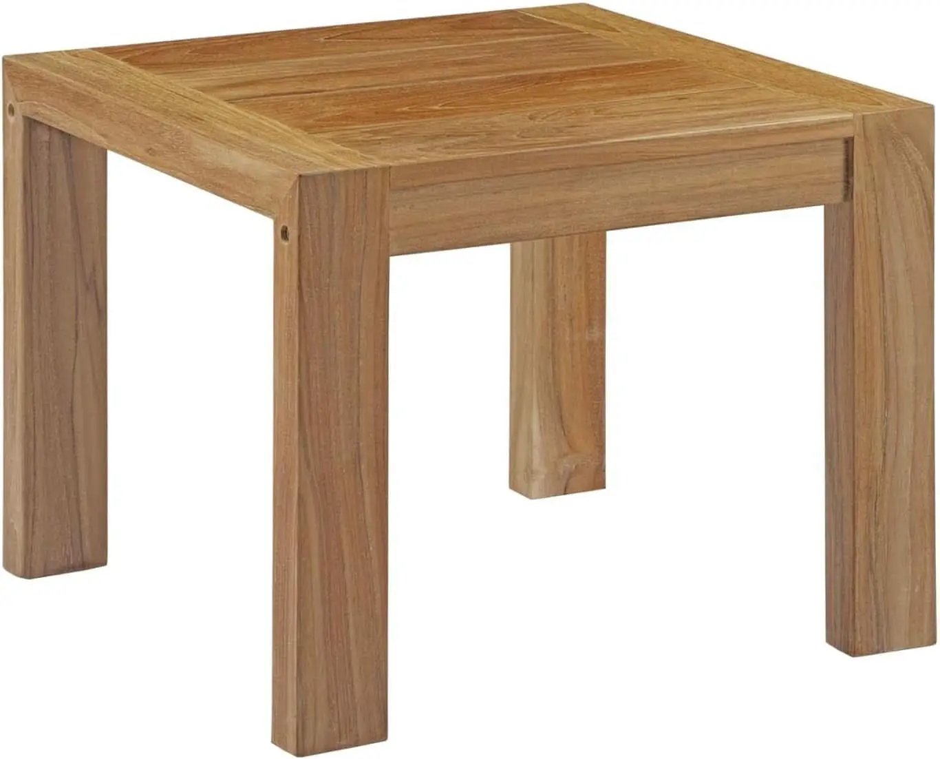 Natural White Teak Wood Outdoor 6-Piece Sectional Sofa Set from PriceLows™