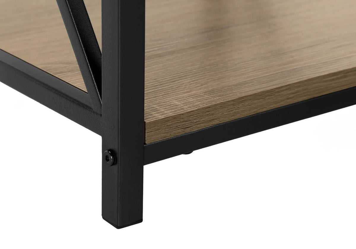 3-Tier Accent Table | Marble Look | Square Tabletop | Contemporary Side Table