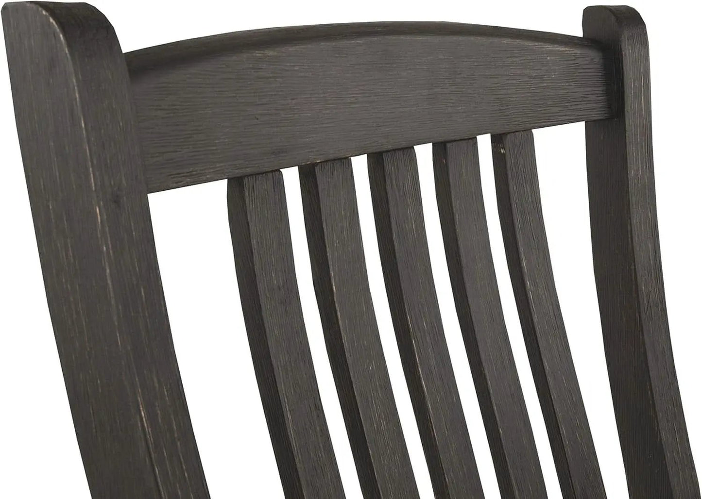 Upholstered Dining Chair 20 Inch Antique Black Set Of 2 from PriceLows™