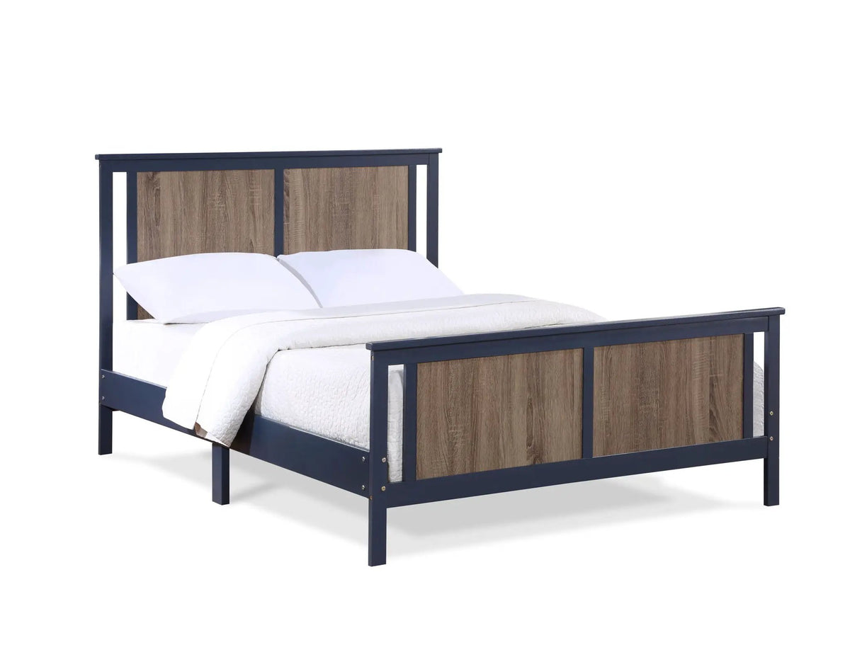 Connelly Twin Panel Bed | Split Panel Headboard | Reversible Back Panel | Traditional Heritage Design