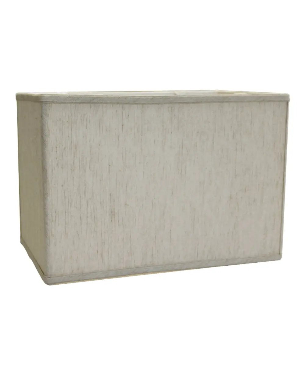 Rectangular Drum Lampshade | 16X11 Inches | Linen Fabric | Oatmeal