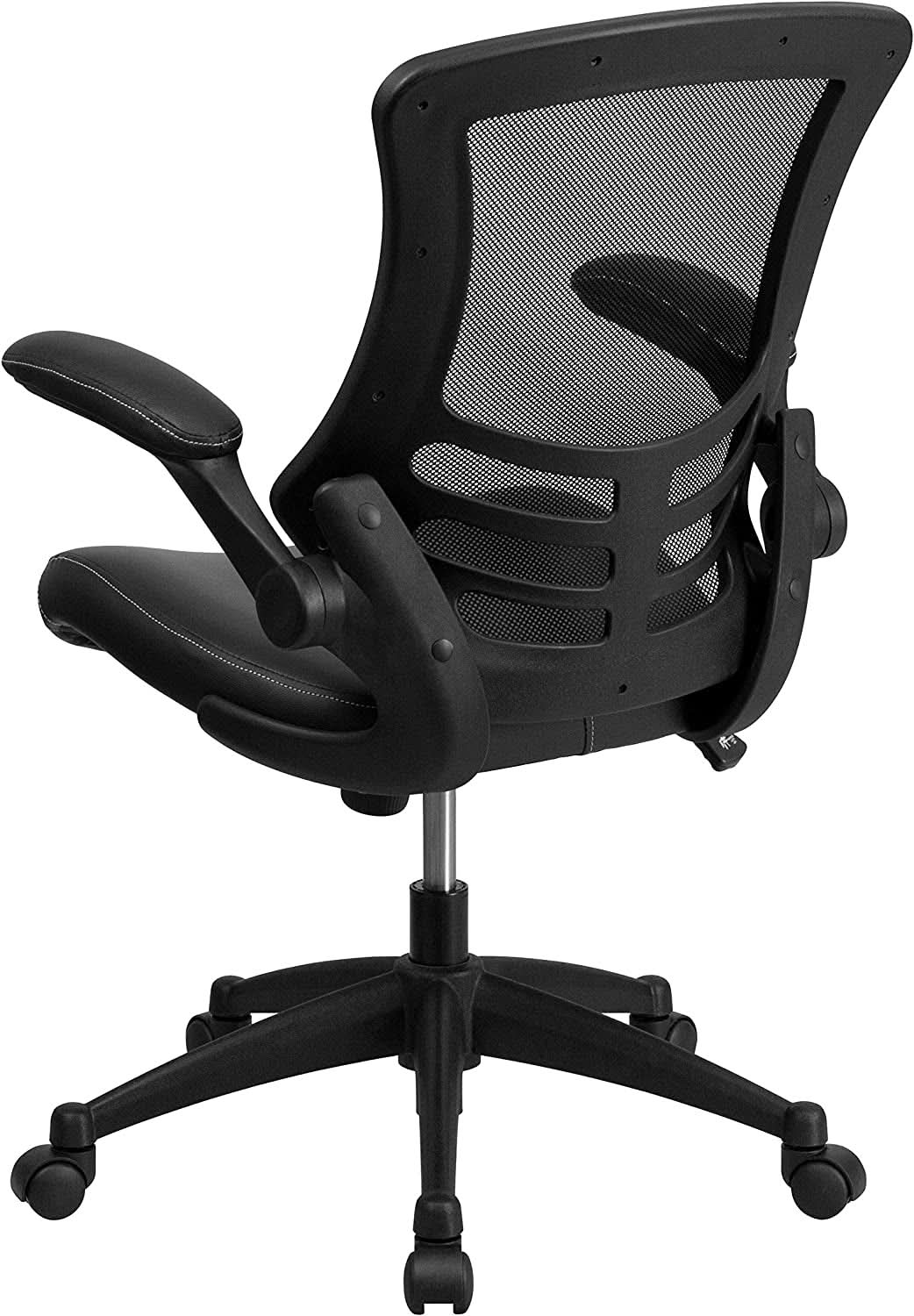 Kelista Mid-Back Ergonomic Office Chair With Adjustable Height, Black from PriceLows™