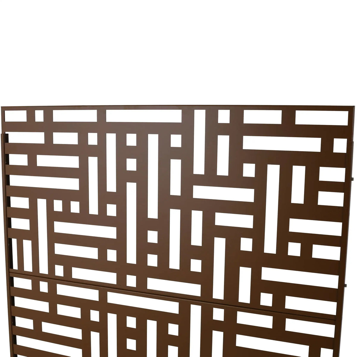 Metal Privacy Screen | Freestanding Frame | Rust Resistant | Indoor Use