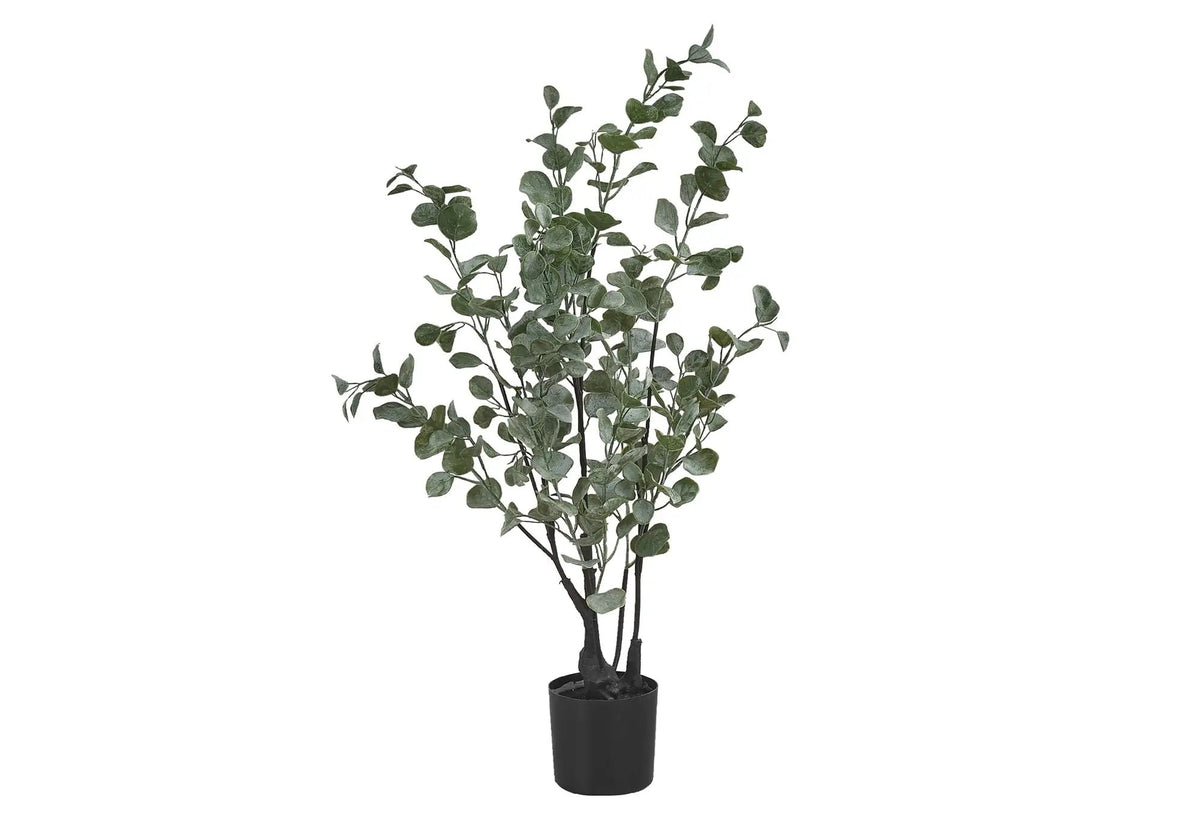 35 Inch Artificial Eucalyptus Tree | Indoor Faux Floor Plant | Potted | Natural Aesthetic