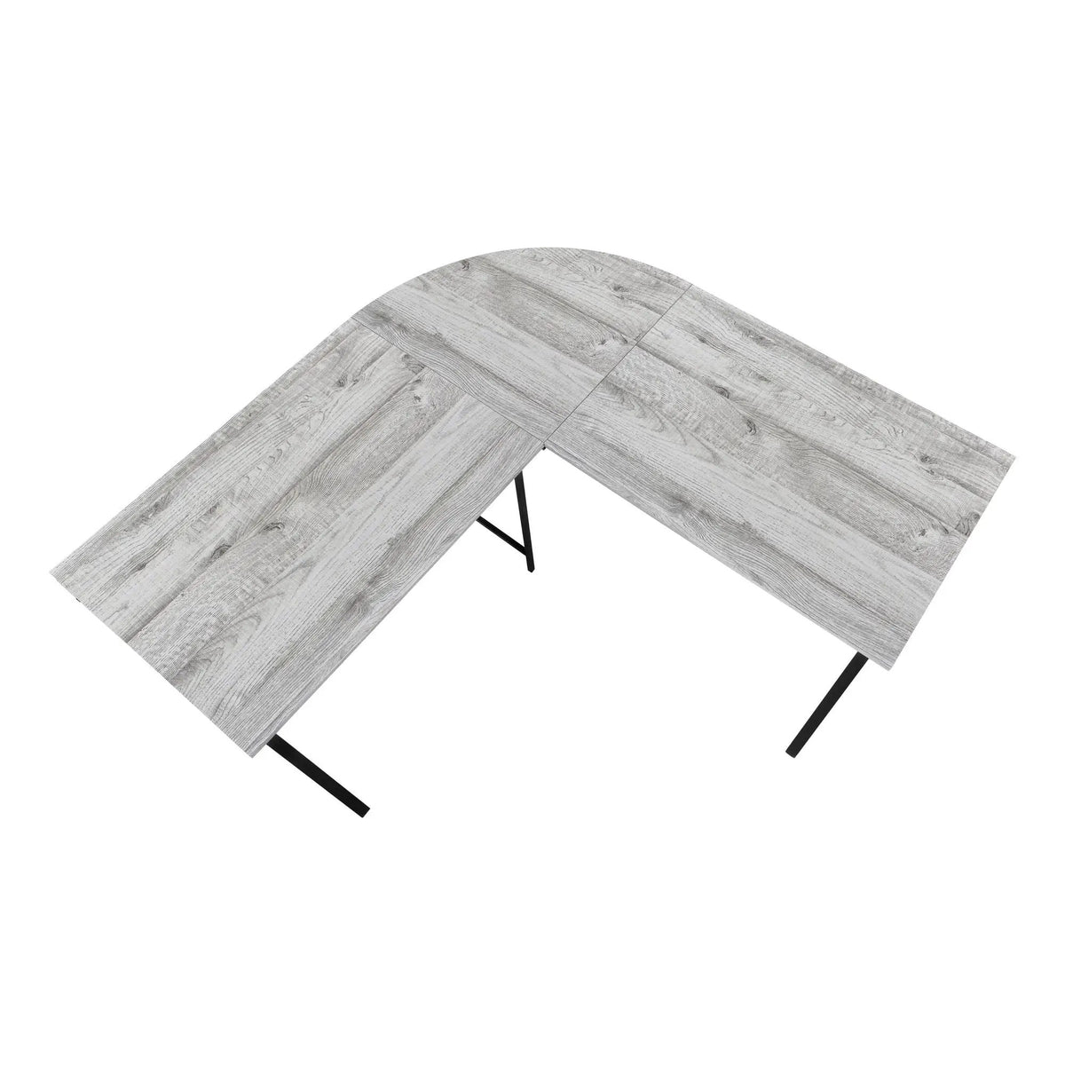 L-Shaped Corner Computer Desk | 55.25 Inch Square | Space-Saving Corner Design | Easy Assembly