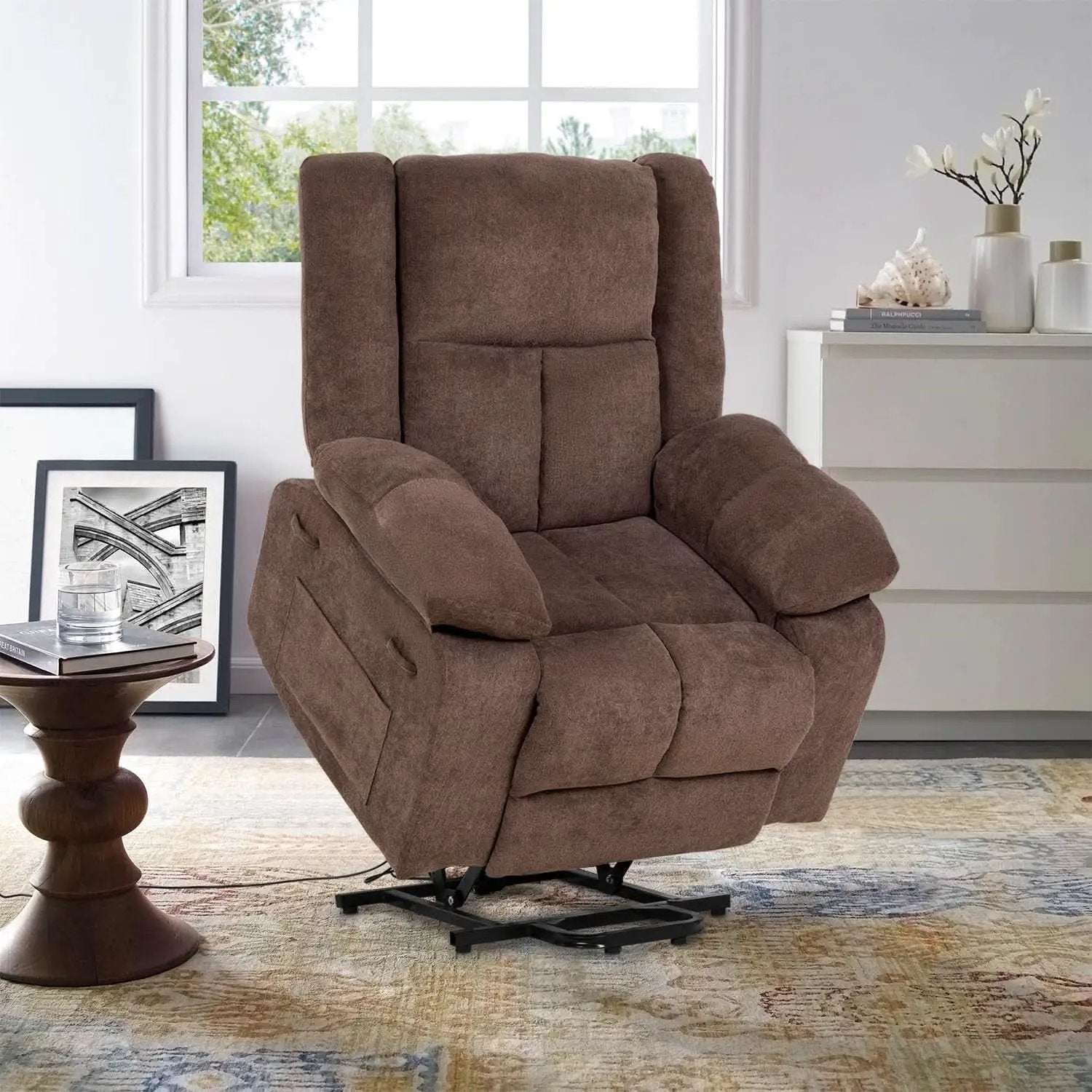 Electric Power Lift Recliner Chair With Massage And Heat from PriceLows™