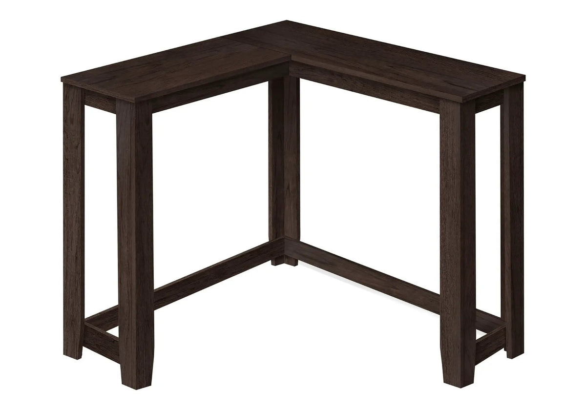 Corner Console Table | Unique Corner Design | Two-Tier Panel Construction | Hallway Use