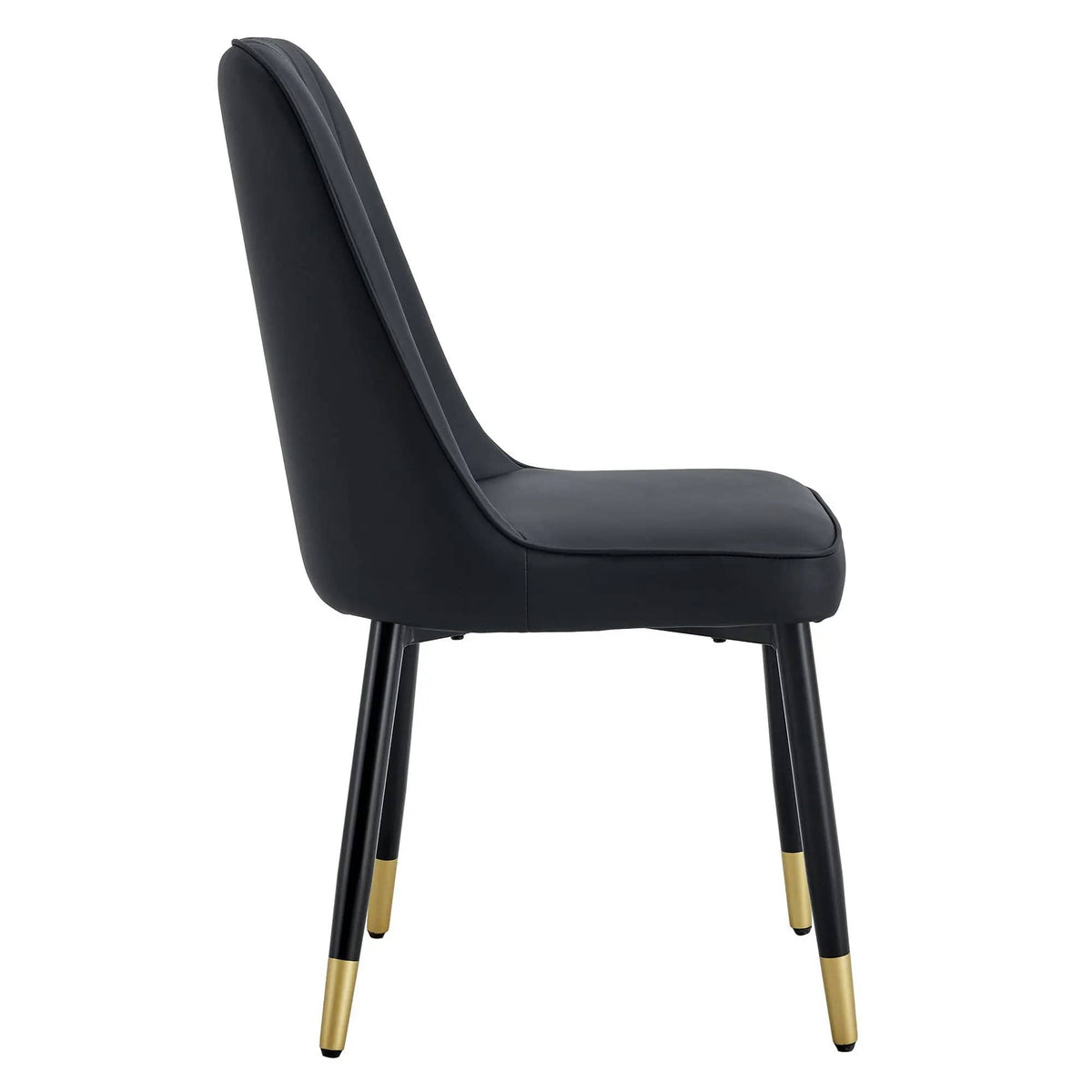 Modern Chair With Metal Legs Chair Set | 2 Pieces | Metal | Dining Room