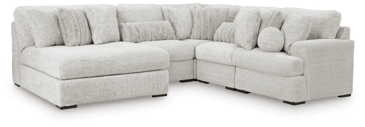 Cuddle Plush Sectional | Double Chaise | Ultra Soft Upholstery | 125 Inch Length