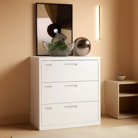 Lockable 3 Drawer Metal File Cabinet For Home Office from PriceLows™