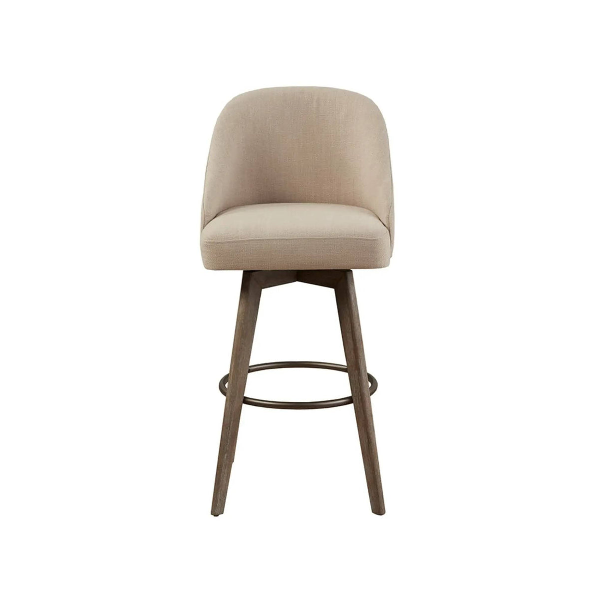 Bar Stool With Swivel Seat Sand Bar Height (28"-30") | 23 x 20 x 42.5 in | Solid Wood & Metal | Dining Room
