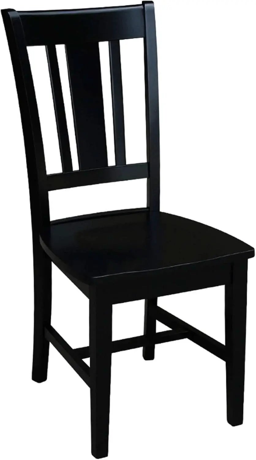San Remo Splatback Dining Chairs Set Of Two, Black from PriceLows™
