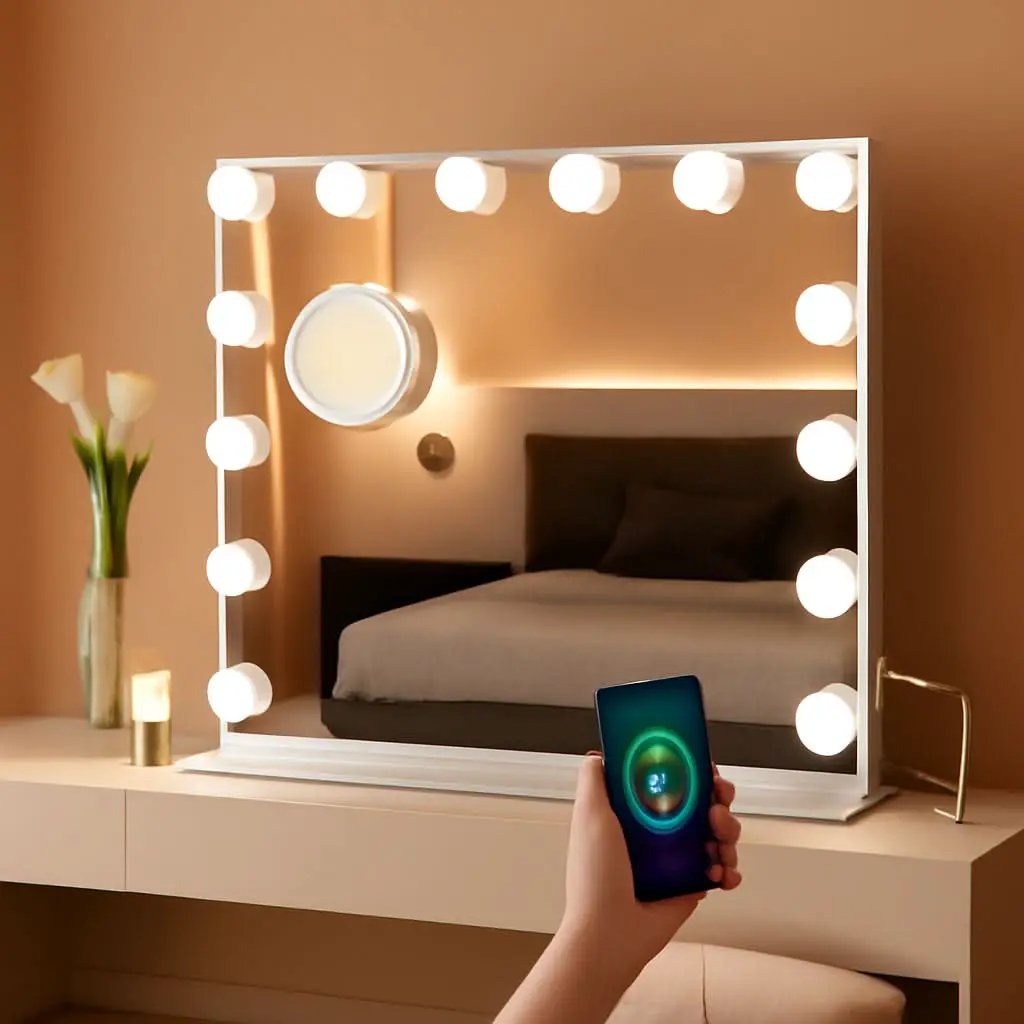 Vanity Mirror With Lights 22.8 By 18 Inch Three Color Modes from PriceLows™