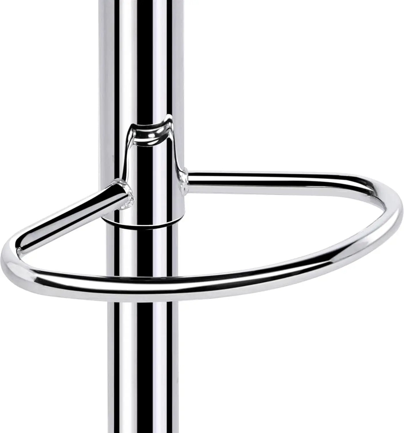 Adjustable Bar Stools Set Of 2 In Black PU Leather from PriceLows™