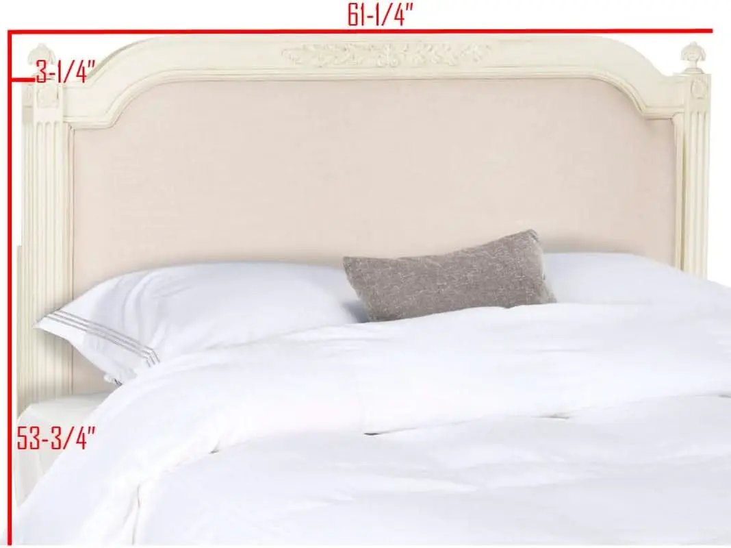Tufted Linen Rustic Beige Headboard for Twin Beds from PriceLows™