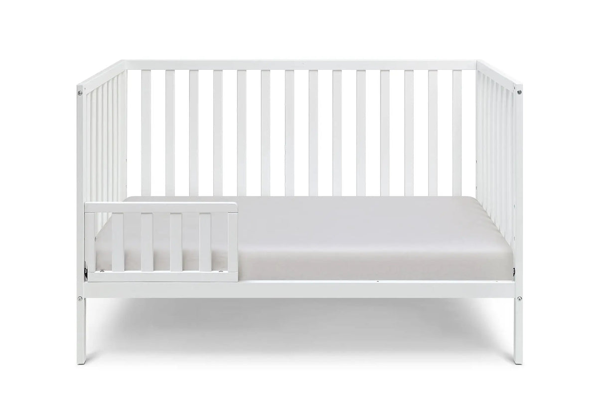 Palmer 3-In-1 Island Crib | Convertible To Toddler Bed And Daybed | Solid Wood Construction | Soft Color