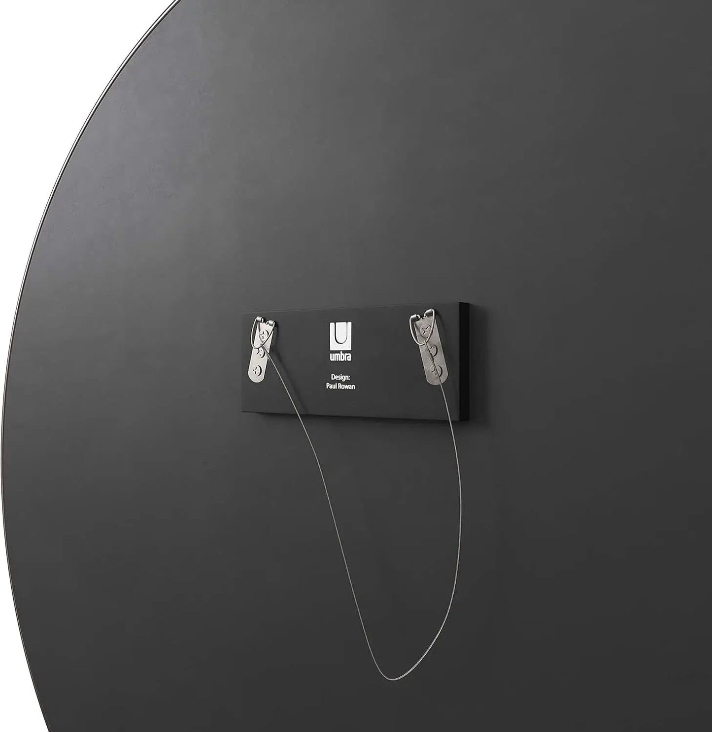34 Inch Circle Mirror Titanium Finish For Entryways from PriceLows™