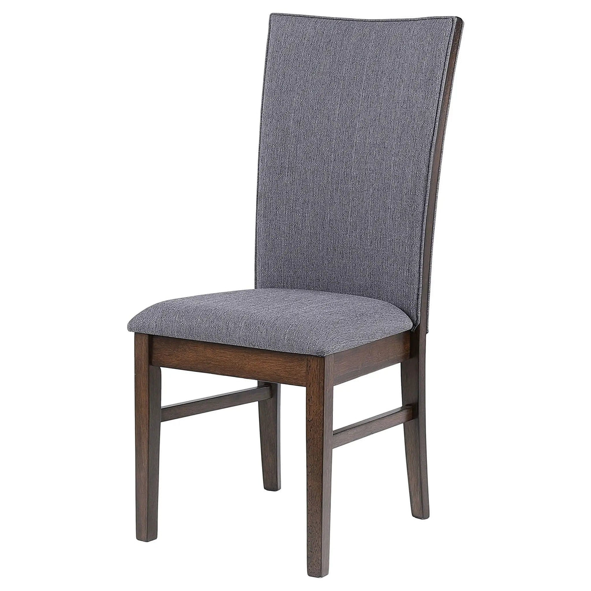 Sherwood Upholstered Dining Side Chair Grey (Set of 2) | 19.25 x 24 x 41.75 in | Rubberwood & Fabric | Dining Room