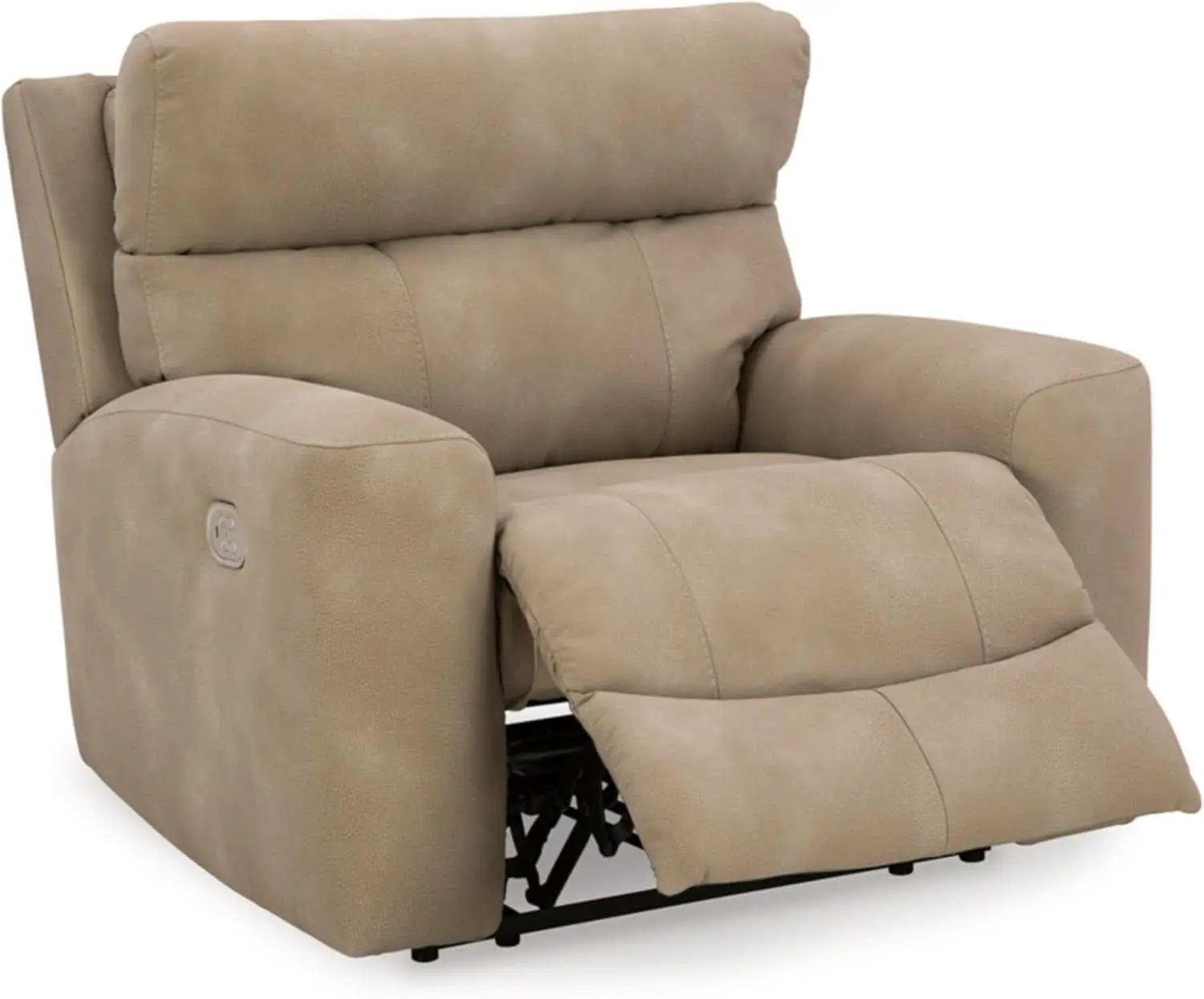 Wall Hugger Power Recliner Light Brown With USB Ports from PriceLows™