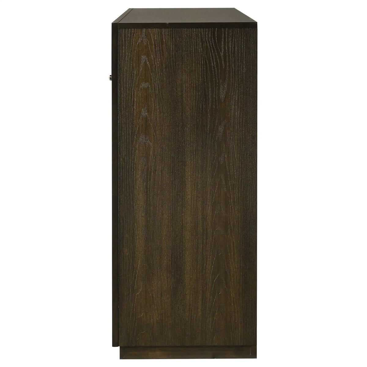Atlas 7-drawer Bedroom Dresser Cabinet Dark | 63 x 17.75 x 39 in | Rubberwood & Engineered Wood | Oak