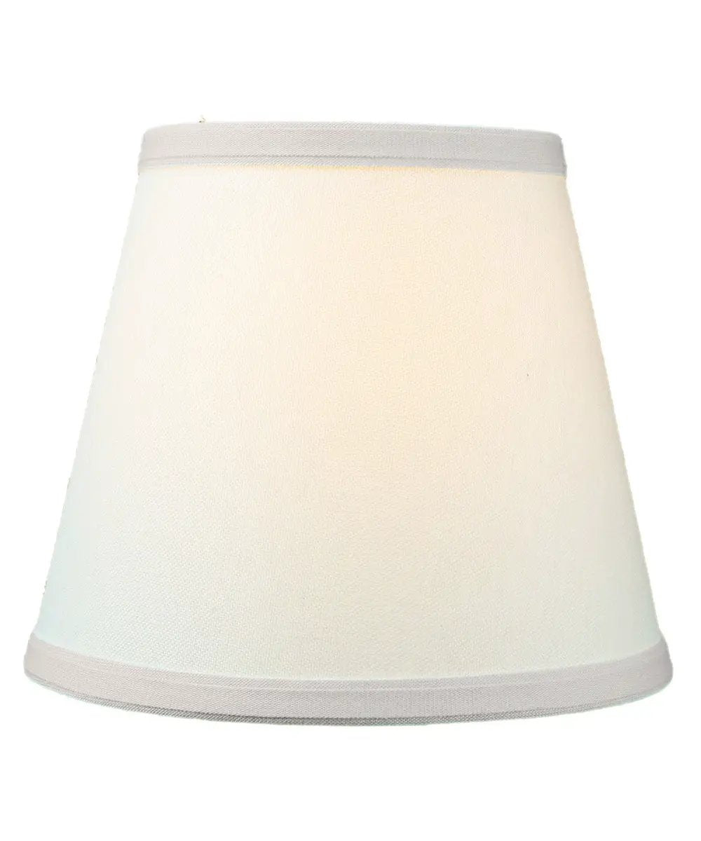 Clip On Lamp Shade | Premium Linen | 8X7 Inches | Oatmeal