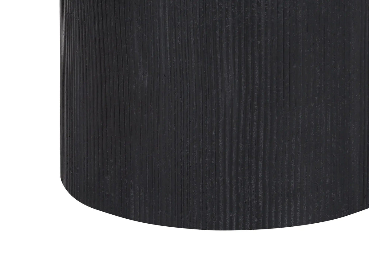 Lighting, Table Lamp, Concrete, Modern - | 13 x 13 x 24 in | Linen & Concrete | Black
