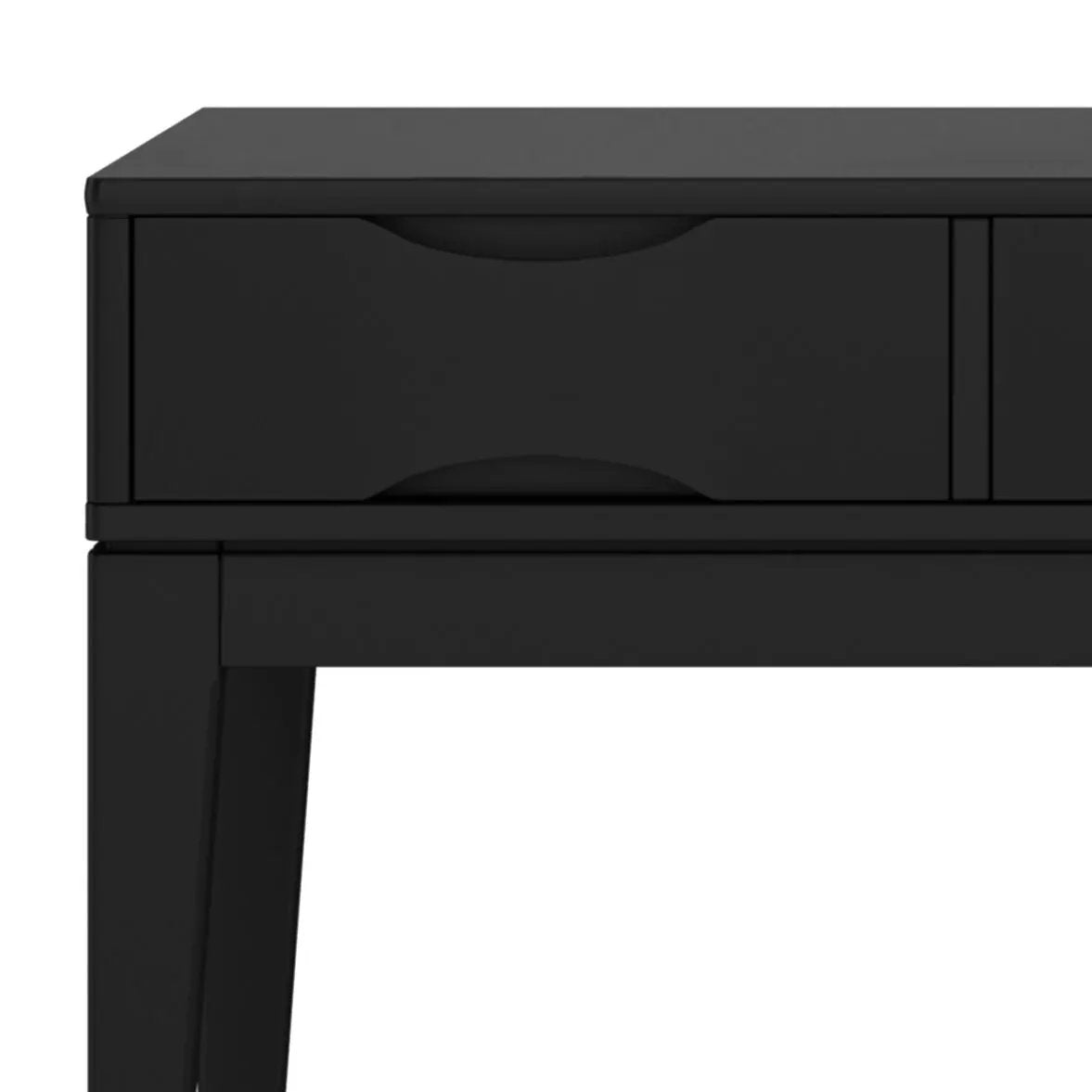 Harper Handcrafted Console Sofa Table | 54 Inch Width | Solid Rubberwood Hardwood | Metal Drawer Glides