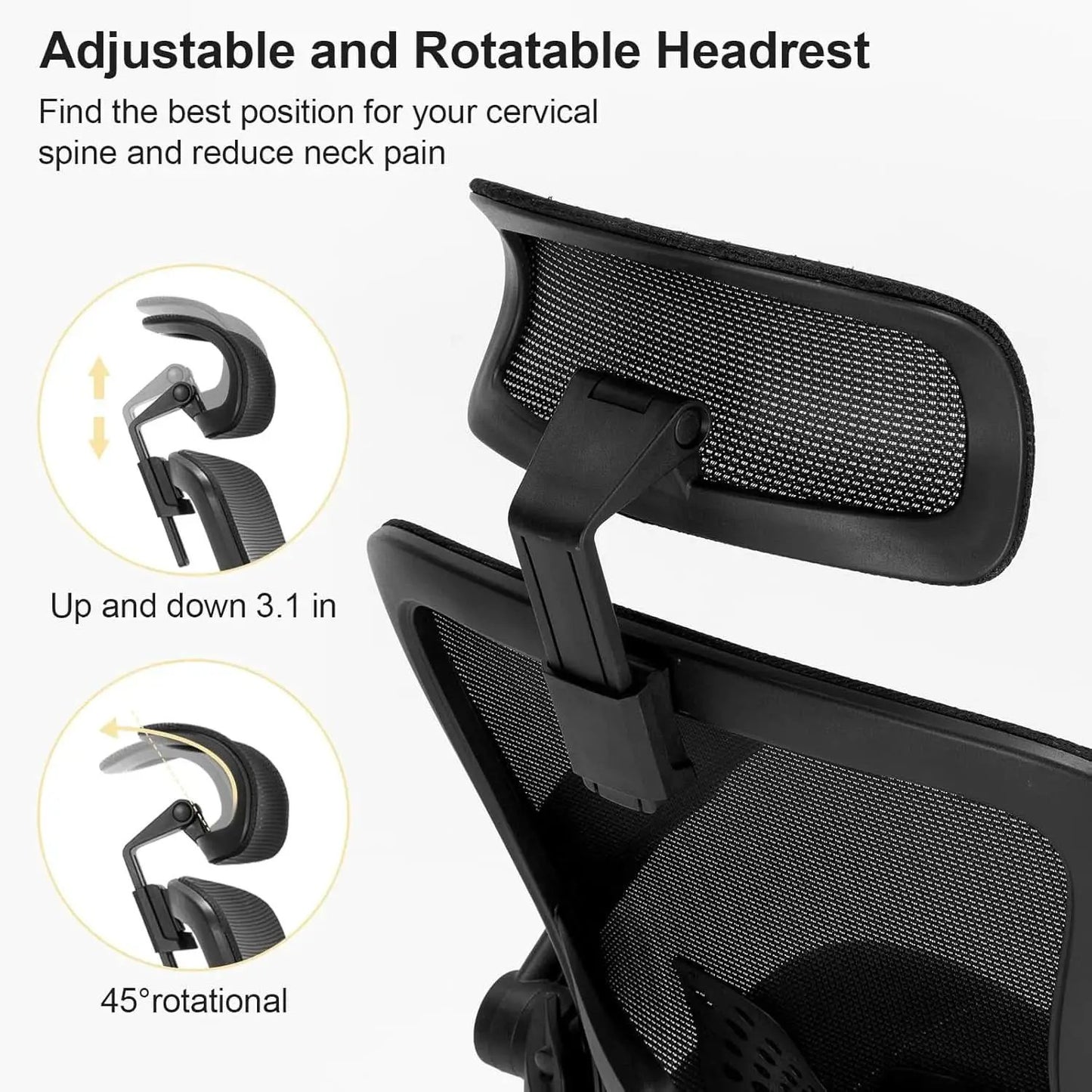 Big And Tall Ergonomic Office Chair 400Lbs Heavy Duty from PriceLows™